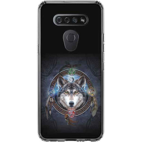 Celtic Wolf Guide by Brigid Ashwood LG K51/Q51 Clear Case