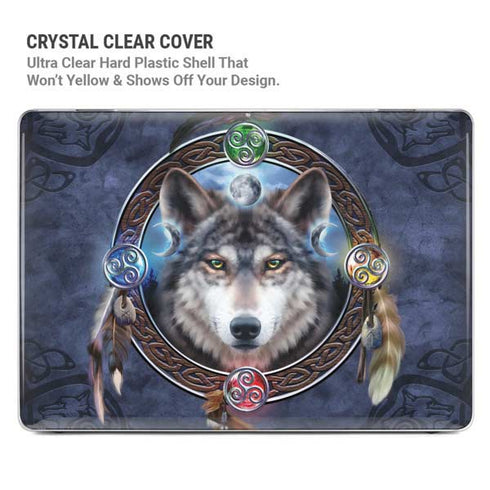 Celtic Wolf Guide by Brigid Ashwood MacBook Air 15in (2023-2025) Case plus Skin