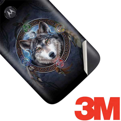 Brigid Ashwood Celtic Wolf Guide Moto E5 Play Skin