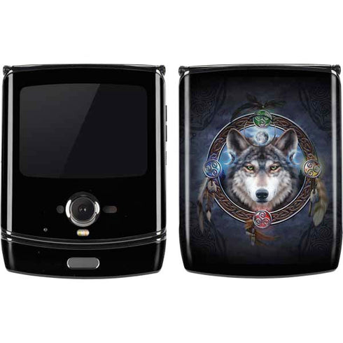 Brigid Ashwood Celtic Wolf Guide Motorola RAZR Skin