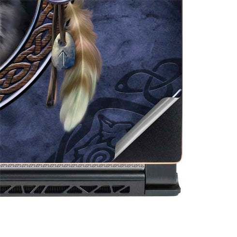 Brigid Ashwood Celtic Wolf Guide MSI GS65 Stealth Laptop Skin