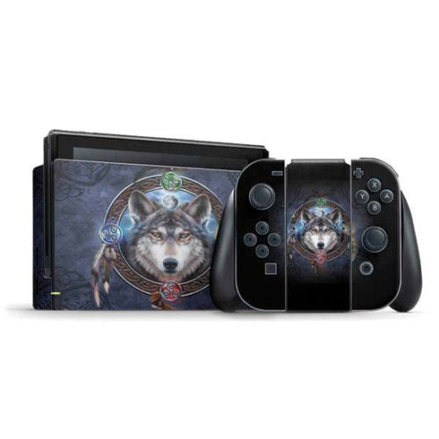 Brigid Ashwood Celtic Wolf Guide Nintendo Switch Bundle Skin