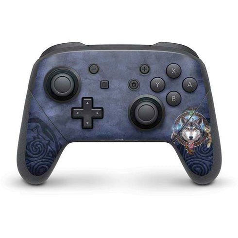 Brigid Ashwood Celtic Wolf Guide Nintendo Switch Pro Controller Skin