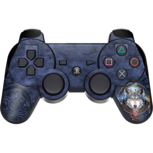 Brigid Ashwood Celtic Wolf Guide PS3 Dual Shock wireless controller Skin