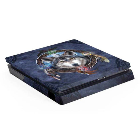 Brigid Ashwood Celtic Wolf Guide PS4 Slim Skin