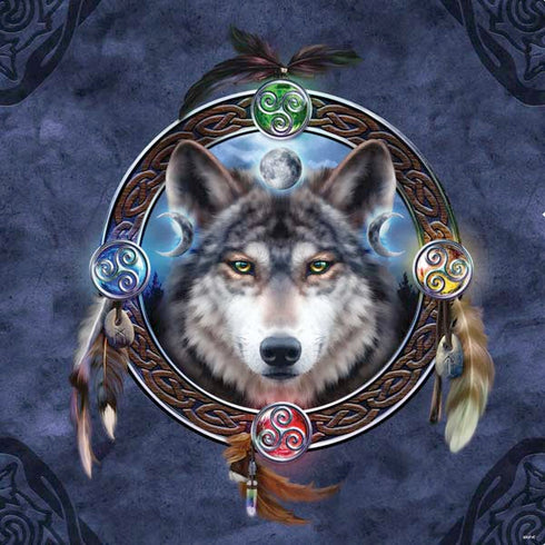 Brigid Ashwood Celtic Wolf Guide PS4 Slim Skin