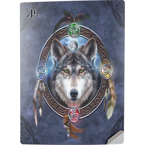 Brigid Ashwood Celtic Wolf Guide PS5 Digital Edition Console Skin