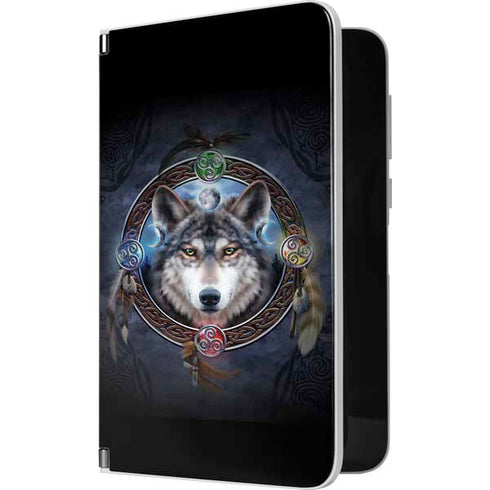 Brigid Ashwood Celtic Wolf Guide Surface Duo Skin