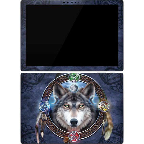 Brigid Ashwood Celtic Wolf Guide Surface Pro 7 Skin