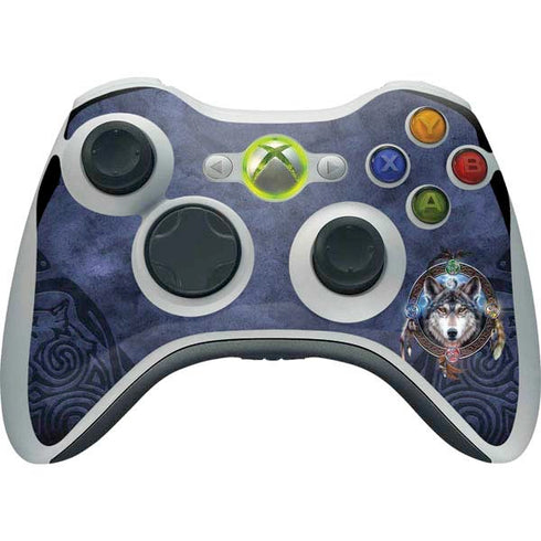 Brigid Ashwood Celtic Wolf Guide Xbox 360 Wireless Controller Skin