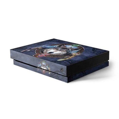 Brigid Ashwood Celtic Wolf Guide Xbox One X Console Skin