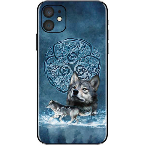 Brigid Ashwood Celtic Wolf iPhone 11 Skin