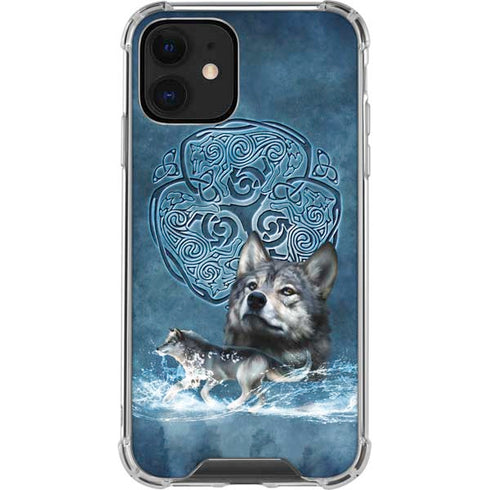 Brigid Ashwood Celtic Wolf iPhone 12 Clear Case
