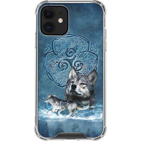 Brigid Ashwood Celtic Wolf iPhone 12 Mini Clear Case