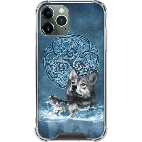 Brigid Ashwood Celtic Wolf iPhone 12 Pro Clear Case
