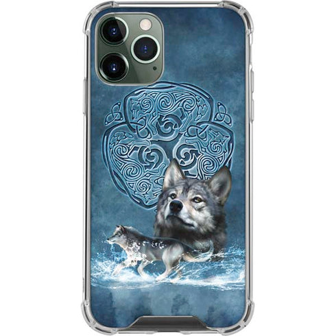 Brigid Ashwood Celtic Wolf iPhone 12 Pro Max Clear Case