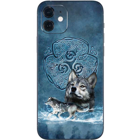 Brigid Ashwood Celtic Wolf iPhone 12 Skin