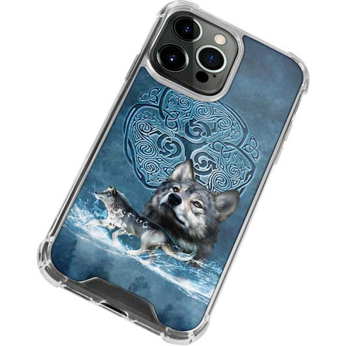 Brigid Ashwood Celtic Wolf iPhone 13 Pro Clear Case