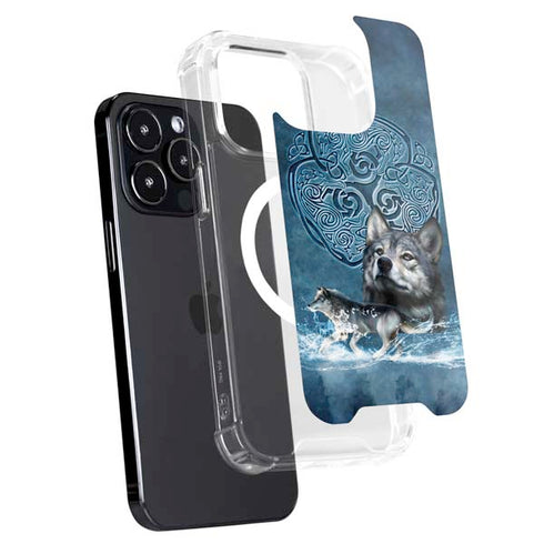 Brigid Ashwood Celtic Wolf iPhone 13 Pro MagSafe Case