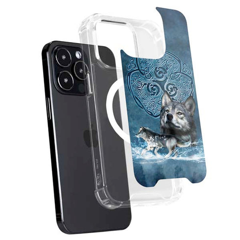 Brigid Ashwood Celtic Wolf iPhone 13 Pro Max MagSafe Case