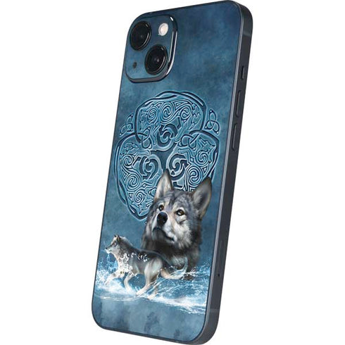 Brigid Ashwood Celtic Wolf iPhone 14 Plus Skin