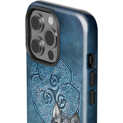Celtic Wolf by Brigid Ashwood iPhone 15 Pro Impact Case