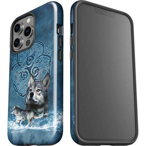 Celtic Wolf by Brigid Ashwood iPhone 15 Pro Impact Case