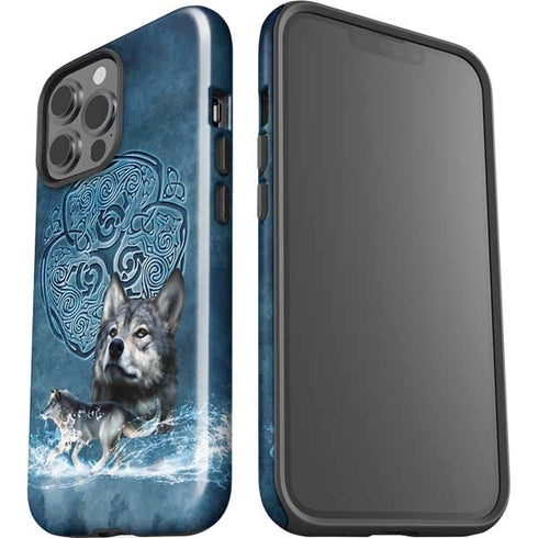 Celtic Wolf by Brigid Ashwood iPhone 15 Pro Max Impact Case