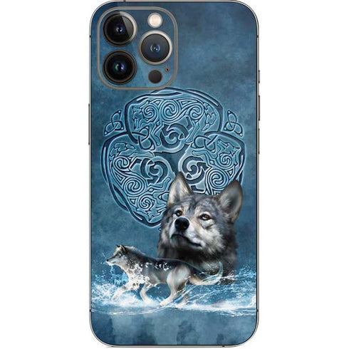 Brigid Ashwood Celtic Wolf iPhone 14 Pro Max Skin