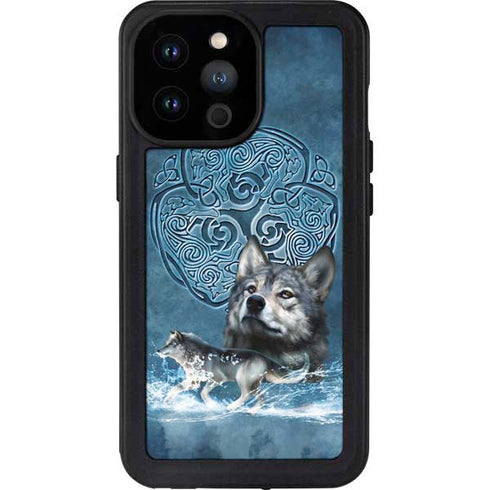 Brigid Ashwood Celtic Wolf iPhone 14 Pro Max Waterproof Case