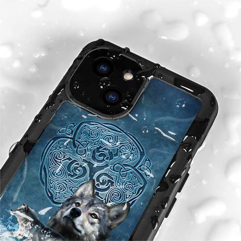 Celtic Wolf by Brigid Ashwood iPhone 15 Waterproof Case