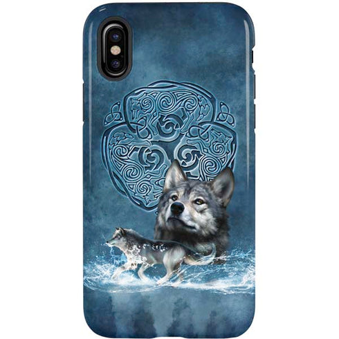 Brigid Ashwood Celtic Wolf iPhone X Pro Case