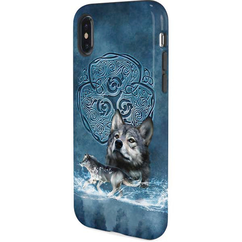Brigid Ashwood Celtic Wolf iPhone X Pro Case