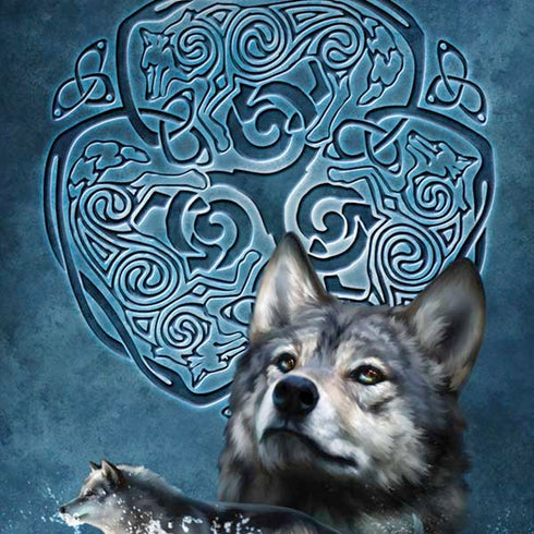 Brigid Ashwood Celtic Wolf iPhone X Skin