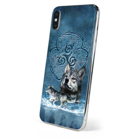 Brigid Ashwood Celtic Wolf iPhone XS Skin