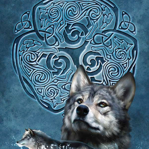 Brigid Ashwood Celtic Wolf iPhone XS Skin