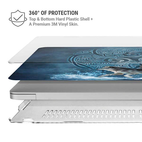Celtic Wolf by Brigid Ashwood MacBook Air 15in (2023-2025) Case plus Skin