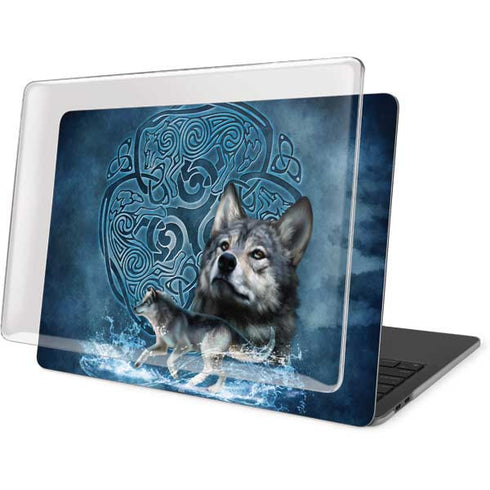 Brigid Ashwood Celtic Wolf MacBook Pro 15in (2016-19) Case plus Skin
