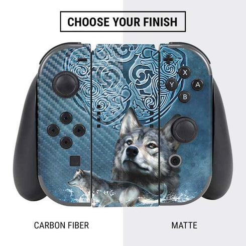 Brigid Ashwood Celtic Wolf Nintendo Switch Bundle Skin