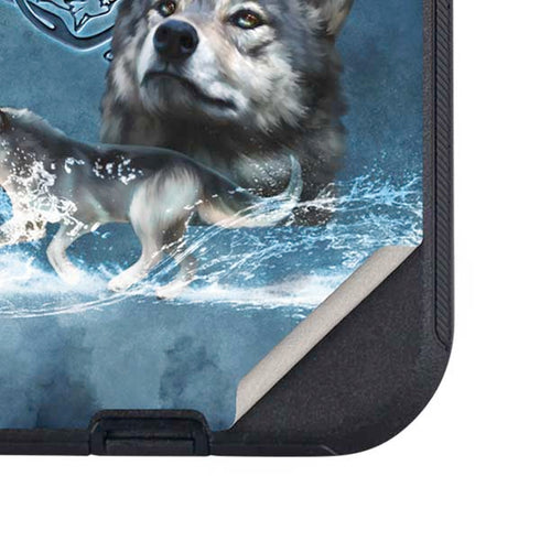 Celtic Wolf by Brigid Ashwood Otterbox Defender iPhone Skin