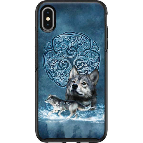 Brigid Ashwood Celtic Wolf Otterbox Symmetry iPhone Skin