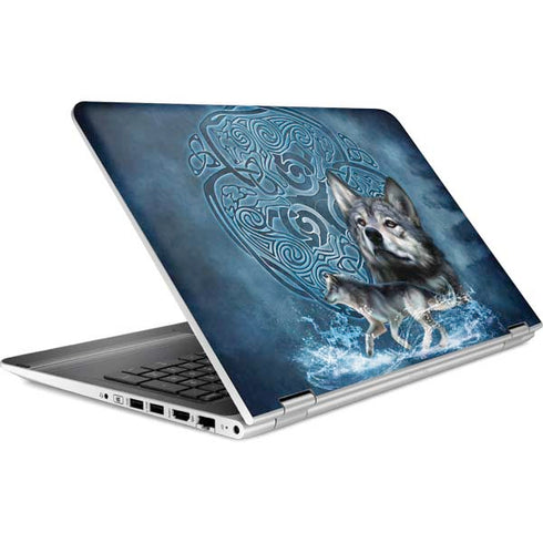 Brigid Ashwood Celtic Wolf HP Pavilion Skin