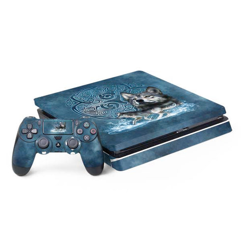 Brigid Ashwood Celtic Wolf PS4 Slim Bundle Skin