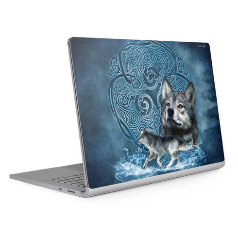 Brigid Ashwood Celtic Wolf Surface Book 2 15in Skin