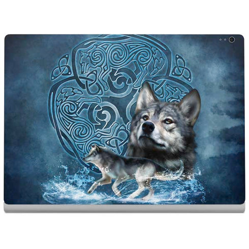 Brigid Ashwood Celtic Wolf Surface Book 2 15in Skin