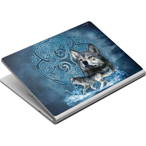 Brigid Ashwood Celtic Wolf Surface Book Skin