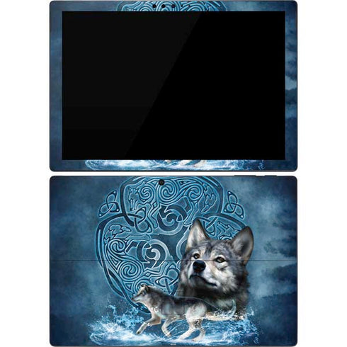 Brigid Ashwood Celtic Wolf Surface Pro 7 Skin