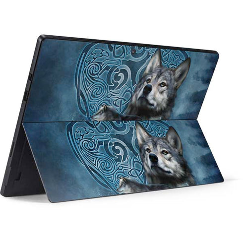 Brigid Ashwood Celtic Wolf Surface Pro 7 Skin