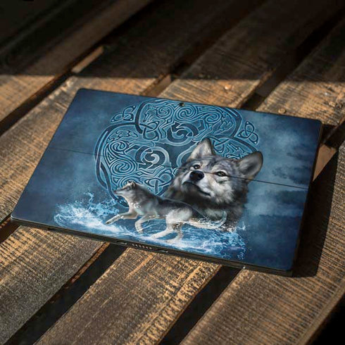 Brigid Ashwood Celtic Wolf Surface Pro 7 Skin