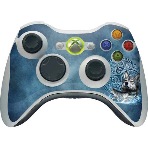 Brigid Ashwood Celtic Wolf Xbox 360 Wireless Controller Skin